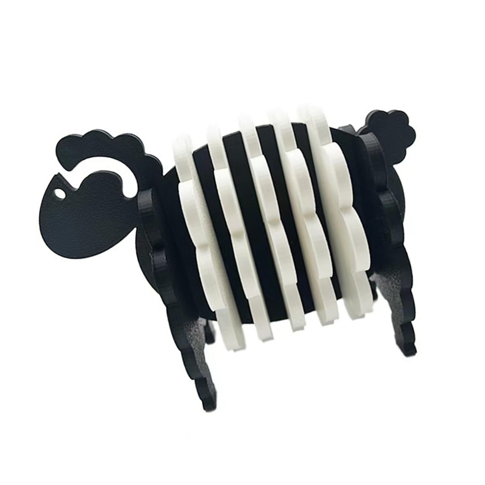 MIDOKSTUA Practical Coasters Mats Sheep Shape Tables Nonslip Protectors Food Grade Kitchen Essential Placemat
