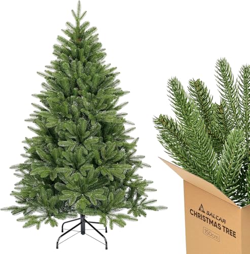 SALCAR Premium Künstlicher Weihnachtsbaum 150cm –...