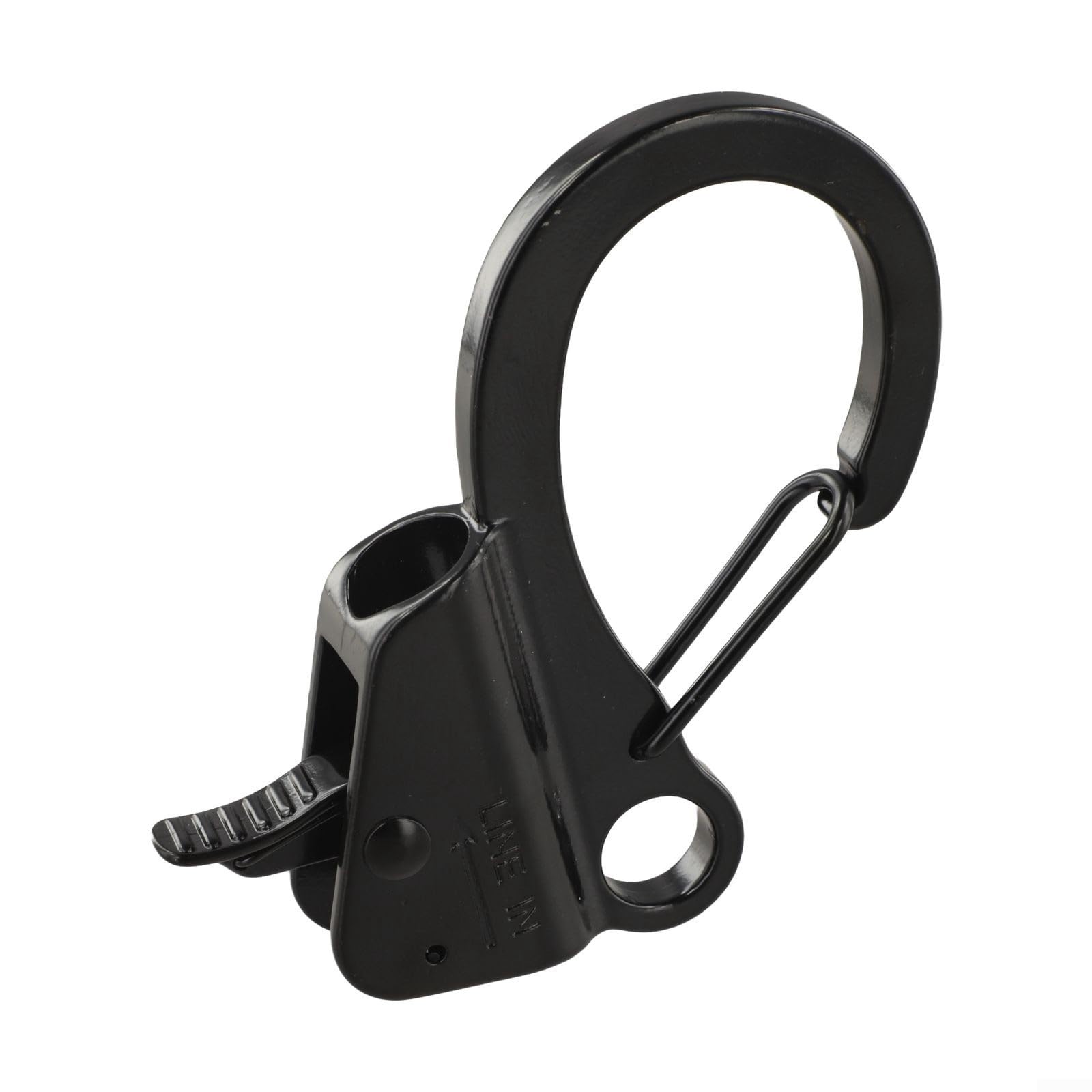 Clips de cuerda deslizante de grado marino con longitud ajustable y abrazadera de liberación rápida para barco para uso en guardabarros y línea de amarre (5/8 pulgadas)