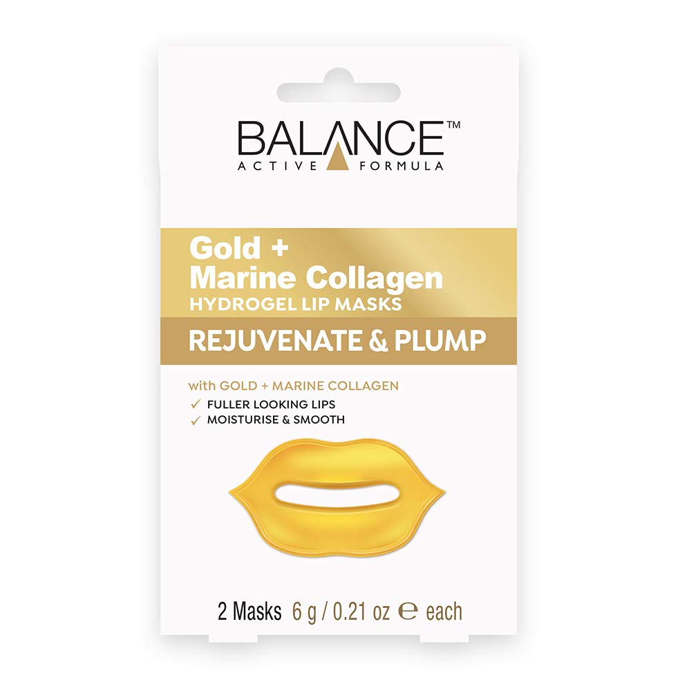 Balance Active Formula Gold + Marine Collagen Hydrogel Lip Masks