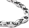 True Titanium Men's 10MM Link Necklace Chain (Length 16 - 40)