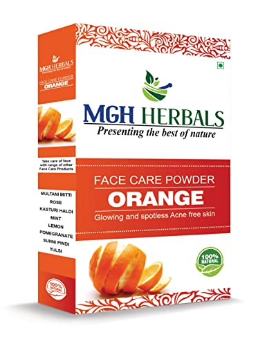 Image of MGH Herbals Orange Peel Powder For Skin And Face (100 Grams) | 100% Natural, Preservative-Free, No Chemcial