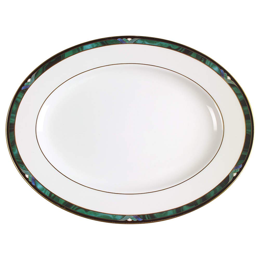 Plat ovale Lenox Kelly 33 cm en porcelaine fine pour dresser une table de prestige