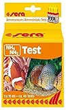 sera 04910 Ammonium/Ammoniak Test (NH4/NH3), Wassertest für ca. 60 Messungen, misst zuverlässig und genau Ammonium und Ammoniak, für Süß- & Meerwasser, im Aquarium oder Teich, 45 ml (1er Pack)