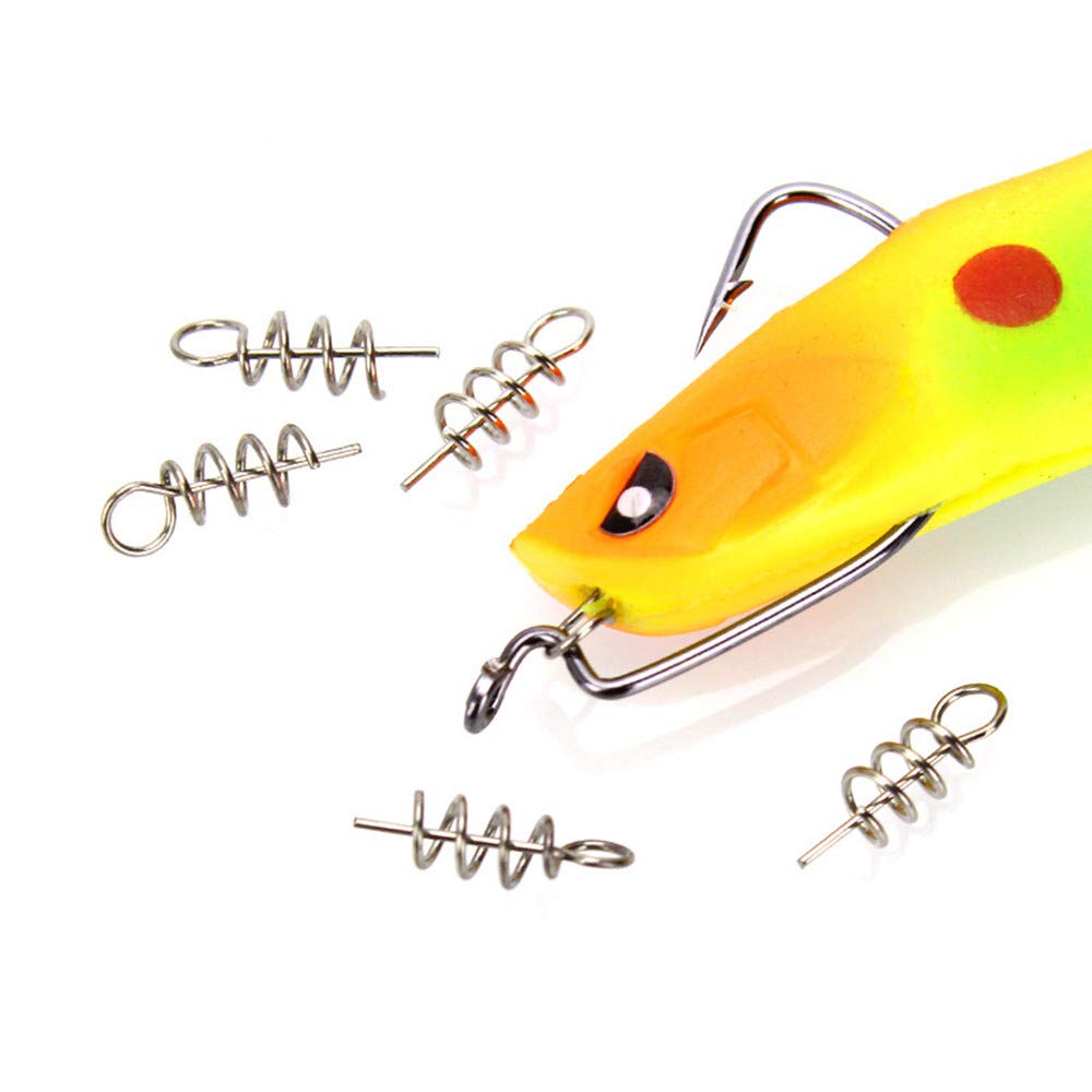 Amazon | Kingsie 釣りルアーピン 90個セット 1.5cm スクリューピン