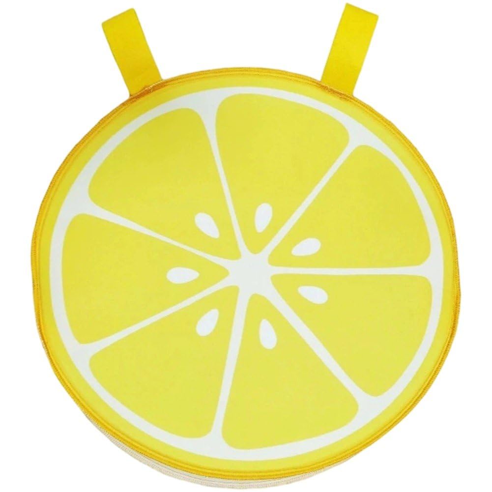 Fituenly 1PC Novelty Fruit Outfit Adult Cosplay Costume – Show Party Events Fruit Performance Costume, One Size Unisex Jumpsuit(lemon)