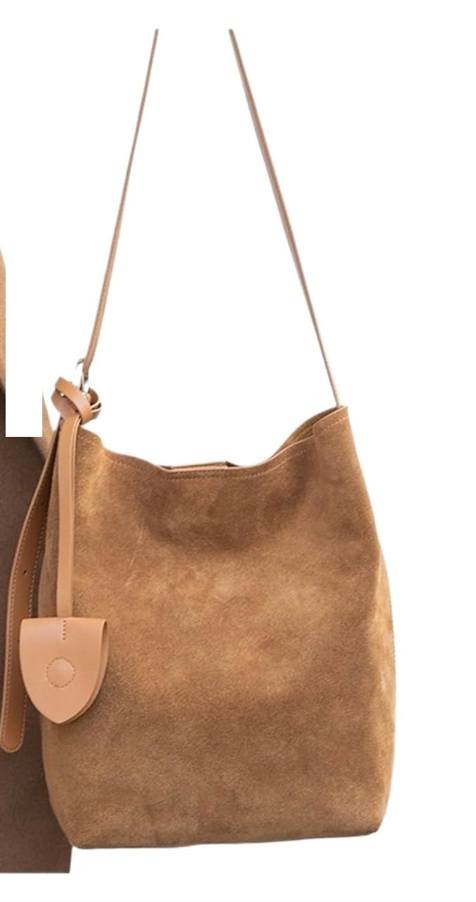 Sac bandoulière femme cuir suédé pour le bureau et les sorties