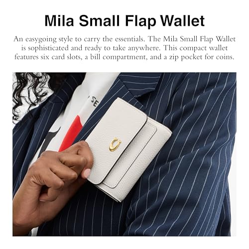 Coach Women's Mila Small Flap Accessory-Travel Wallet2