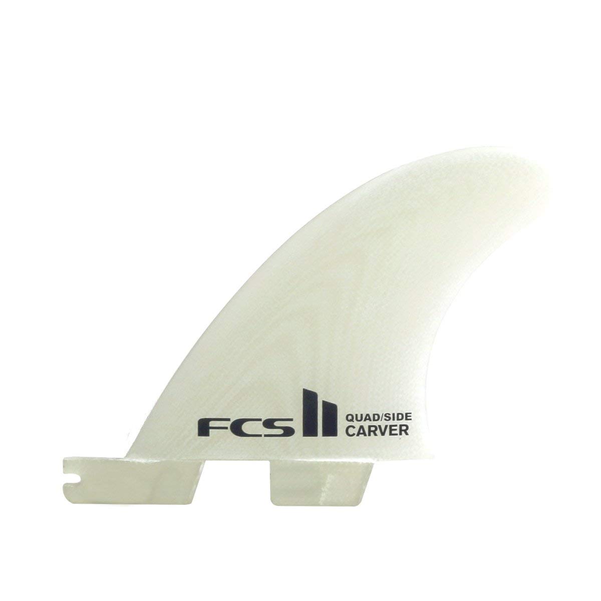 FCSII Carver Performance Glass Quad Rear Fin Small Natural
