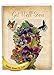The Best Card Company - Big Floral Get Well Soon Card (8.5 x 11 Inch) - Flowers, Feel Better Greeting - Fluttering Words J6477BGWG