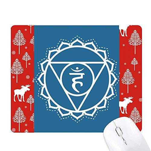 Lettre sanskrit bouddhisme souris tapis idéal pour cadeau de Noël sylvestre