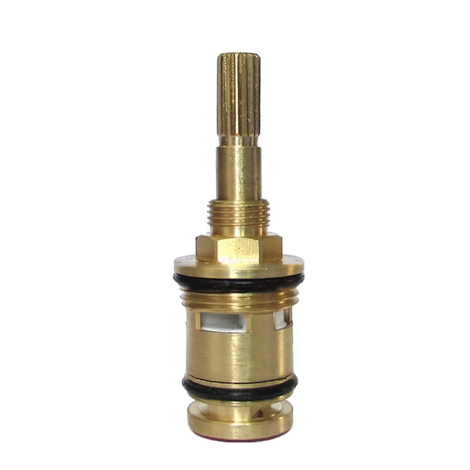 Ouhbndeaz B Faucet Cartridge Replacement Tap Cartridge Replacement Universal Valves Cartridges 16 Splines Rass Ceramic Disc Valve Quarter Turn E(B)