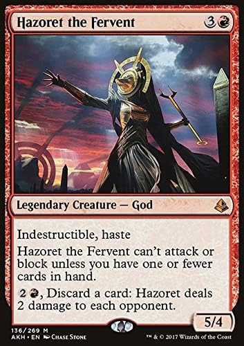 Miniatura 1 de Magic: The Gathering Singles Hazoret El ferviente (136) Amonkhet, rojo, AKH136
