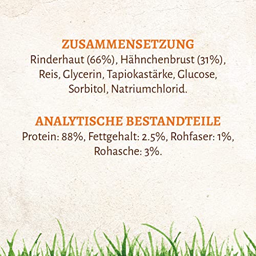8in1 Delights Chicken Sticks - gesunde Kaustangen für Hunde, hochwertiges Hähnchenfleisch eingewickelt in Rinderhaut, 3 Stück