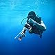 FAEFTY Schwimmer Handgriff Action Cam Unterwasser Handgriff, Wasserdichter Einbeinstativ mit DREI Langen Schrauben, Floating Hand Grip Einbeinstativ Tauchen Stock für GoPro Hero, Kamera Action