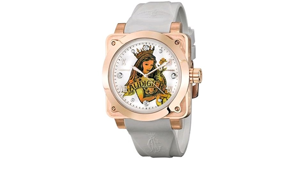 クリスチャンオードジェー　ユニセックス腕時計　スワロフスキー　ホワイトフレーム クリスチャンオードジェー ユニセックス腕時計 スワロフスキー