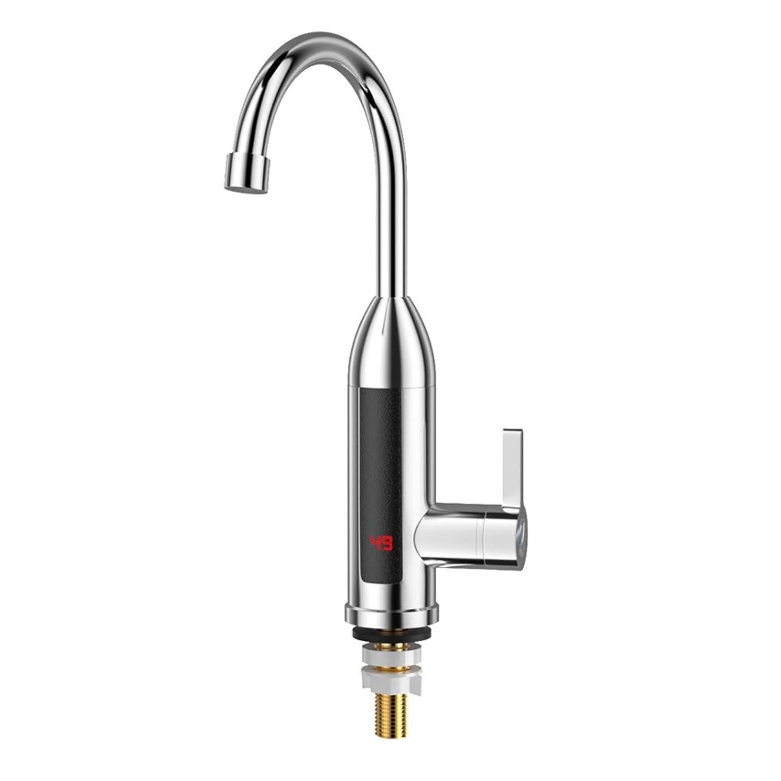 3000W Electric Faucet Water Heater, 360° Rotatable Instant Hot Tap with LCD, Under Inflow,Safe and Reliable