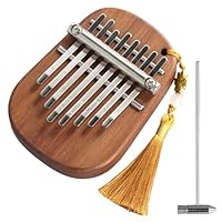 Kalimba Instrument, Kalimba Daumenklavier, Mini Kalimbas Instrument mit 8 Tasten, Musikinstrument Finger Klavier, Marimba, Finger Piano Marimbaphon für Kinder, Erwachsene und Musikliebhaber