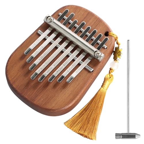 Mini Kalimba 8-Key Thumb Piano, Solid Wood