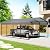 EBE 12 x 20 FT Metal Carport, Outdoor Heavy Duty Carports with Galvanized Steel Roof and Enhanced Base, Multi-Use Carport Canopy, Garage Car Shelter Shade for Car, SUV, Truck, and Boats