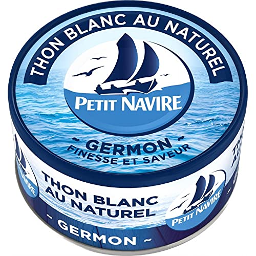 PE NAVIRE - Atún Blanco Natural, 1/6, 93 g, 4 unidades