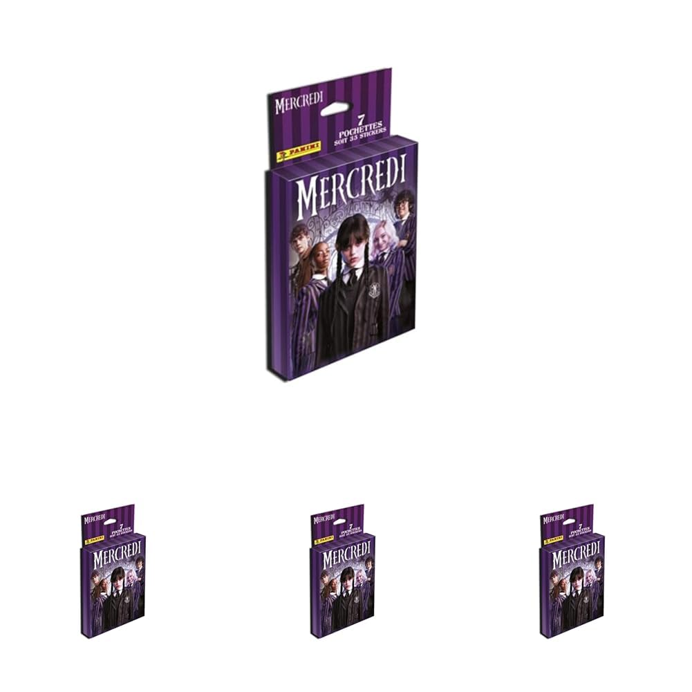 Panini Wednesday Halloween 4 blisters de 7 pochettes pour animer vos soirées frissons