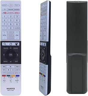 جهاز تحكم عن بعد عالمي لتلفزيونات توشيبا بديل لجميع اجهزة تلفزيون توشيبا LCD LED ثلاثية الابعاد HDTV 4K UHD الذكية RM-L1328+