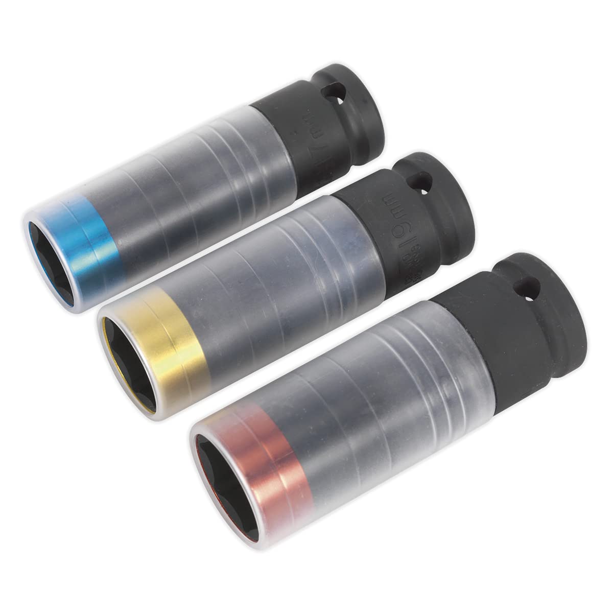 SEALEY sx039 ultra-power de roue en alliage, douilles à choc carré 1/2 Drive, Lot de 3