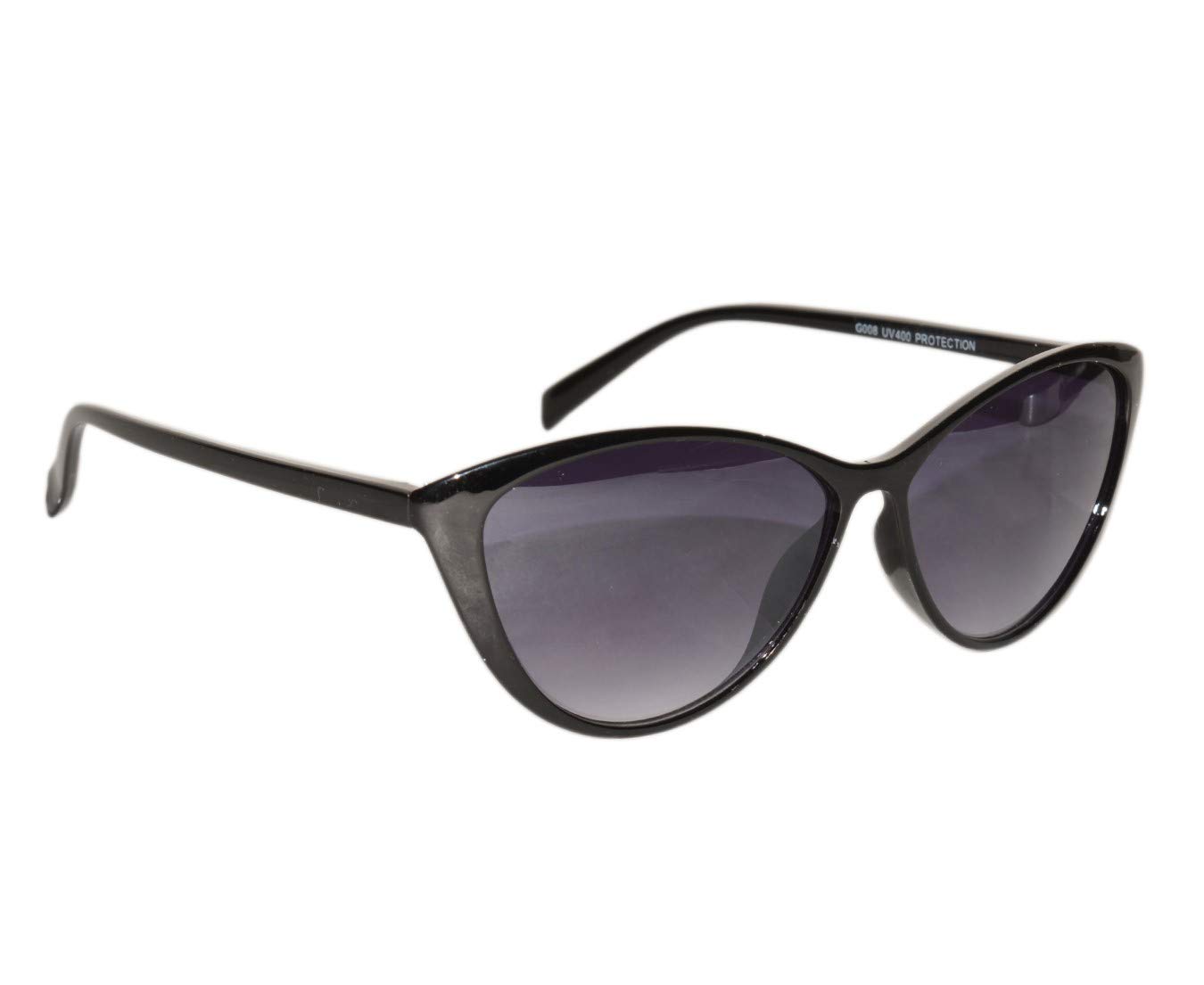 Cateye Women's Sunglasses (G008B, DE387, Black)-image-36