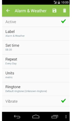 Alarm Weather