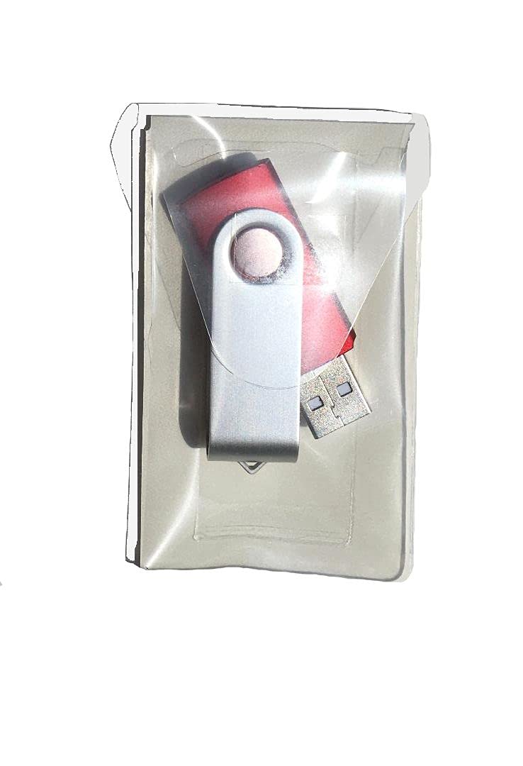 CYP - Soportes para unidad flash USB - Adhesivo - 2 x 4 pulgadas - Reutilizables - Presentaciones digitales - Paquete de 10