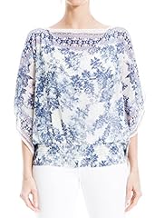 Cream/Denim Small Branch Toile