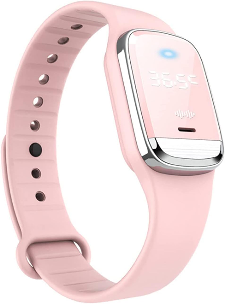 3NH® Slimani Ultrasonic Body Shape Wristband, Superslim Ultrasonic Ultra-tech Body Shape Wristband, Lymph Drainage Bracelets, Ultrasonic Body Shape Wristband (Pink)