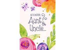 Designer Greetings Two Small Purple Butterflies : Border of Large Flowers and...