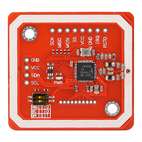 POENVFPO Reader PN532 V3, NFC/Soporte para Teléfonos, Diseño Compacto -plug -y Jugar con Escudo