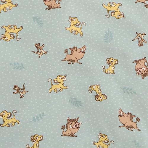 Image of HALO 100% Cotton Sleepsack Swaddle, 3-Way Adjustable Wearable Blanket, Newborn, TOG 1.5, Lion King Friends