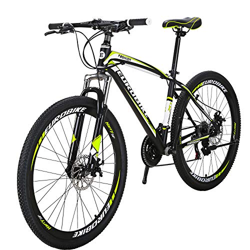image for Eurobik OBK 27.5 Wheels Mountain Bike Daul Disc Brakes 21 Speed Mens B