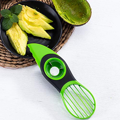 XBRN Avocado Slicer, 3-in-1 Avocado Cutter Tool with Comfort-Grip Handle, Avocado Pitter, Avocado Cutter - Thumbnail 2