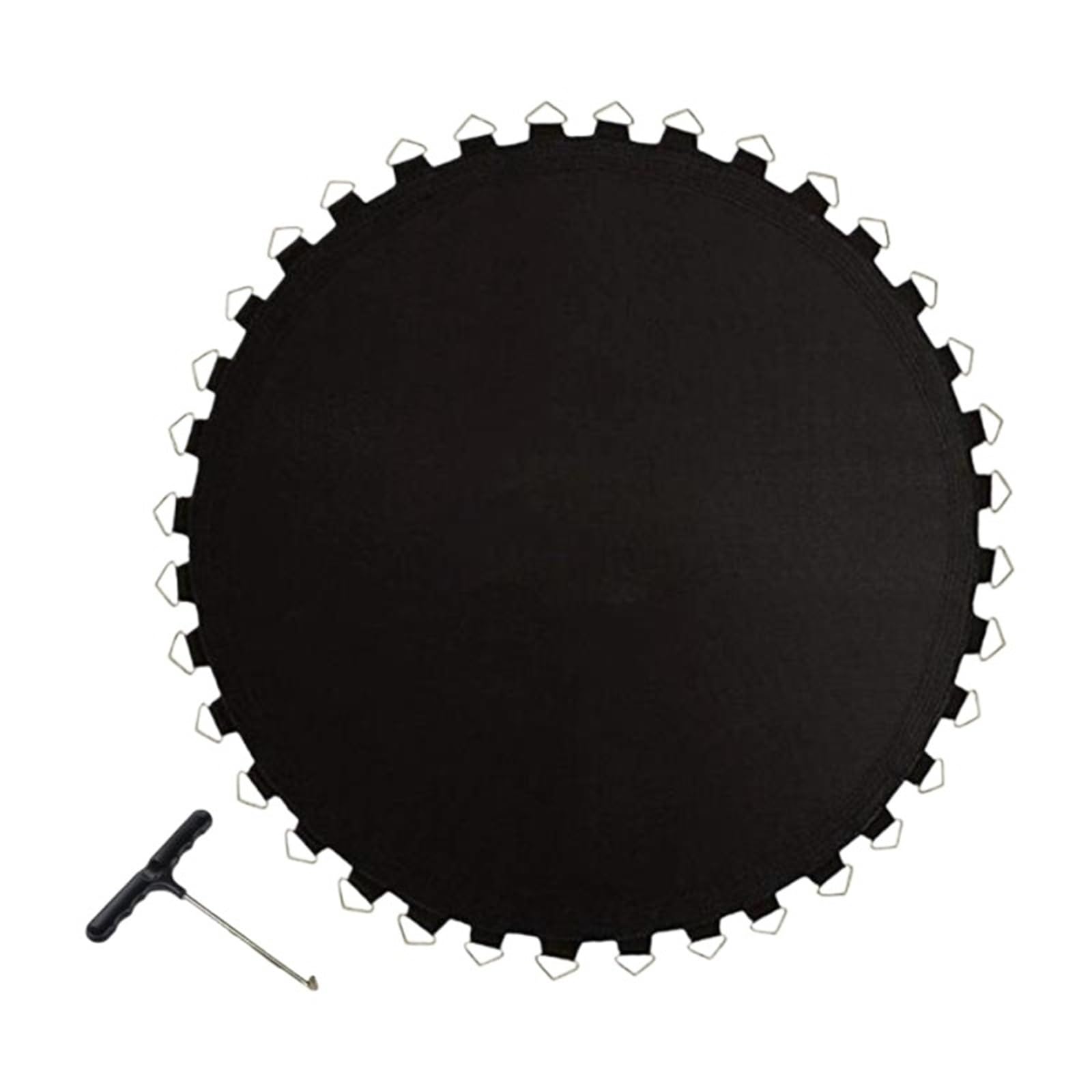 Colchoneta de Repuesto para Trampolín Trampoline Jumping Mat Elastic Spring Round Jumping Pad with V-Rings