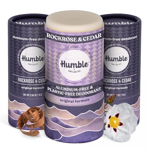 10 Best Natural Deodorants That Keep You Fresh All Day Long 3 Humble Brands Rockrose & Cedar Deodorant 3 Pack