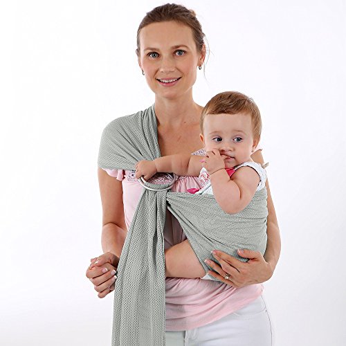 Accmor AC4302-SILVER Baby Sling Ring 3 Inch Aluminium Wrap Rings Soft Carrier Ring Accessory thumb #6