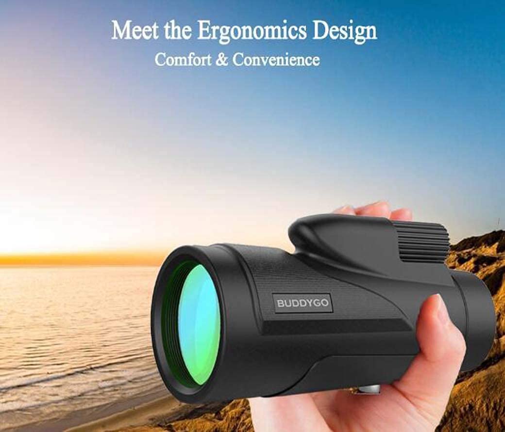 Cámara de teléfono móvil Monocular, 12 Veces; 50 Zoom Monocular, HD Lager Ocular Fmc Recubrimiento Multicapa Telescopio Camping al Aire Libre Concierto Little Surprise