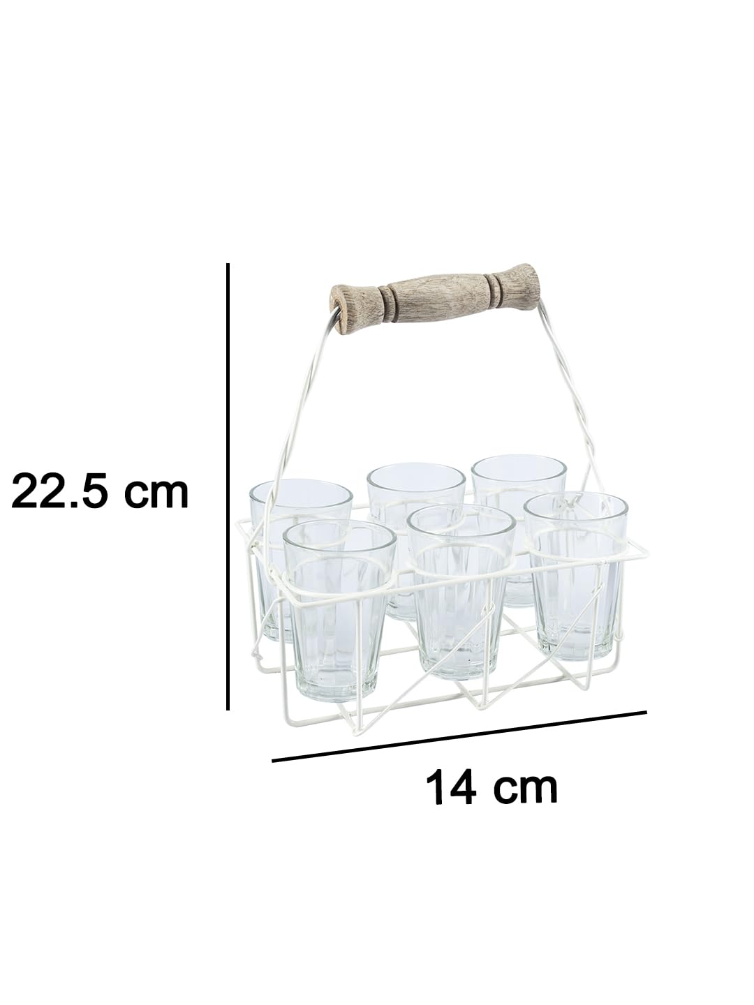 Cutting Chai Glasses Set - 6 Premium Cups -5 Cutting Chai Glasses Set - 6 Premium Cups -5