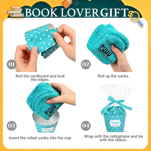 Image of HAPPYPOP Book Lover Gifts - I'M Reading Socks for Readers Women Men Teens