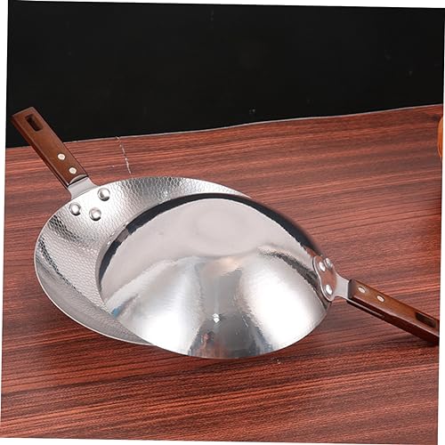 Sartén Wok de Acero Inoxidable Antiadherente para Cocina miniatura 2