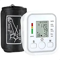 Medidor de Pressão Arterial Digital Automático de Braço com Voz em Português Portátil Detecta Hipertensão e Batimentos Irregulares PREMIUM