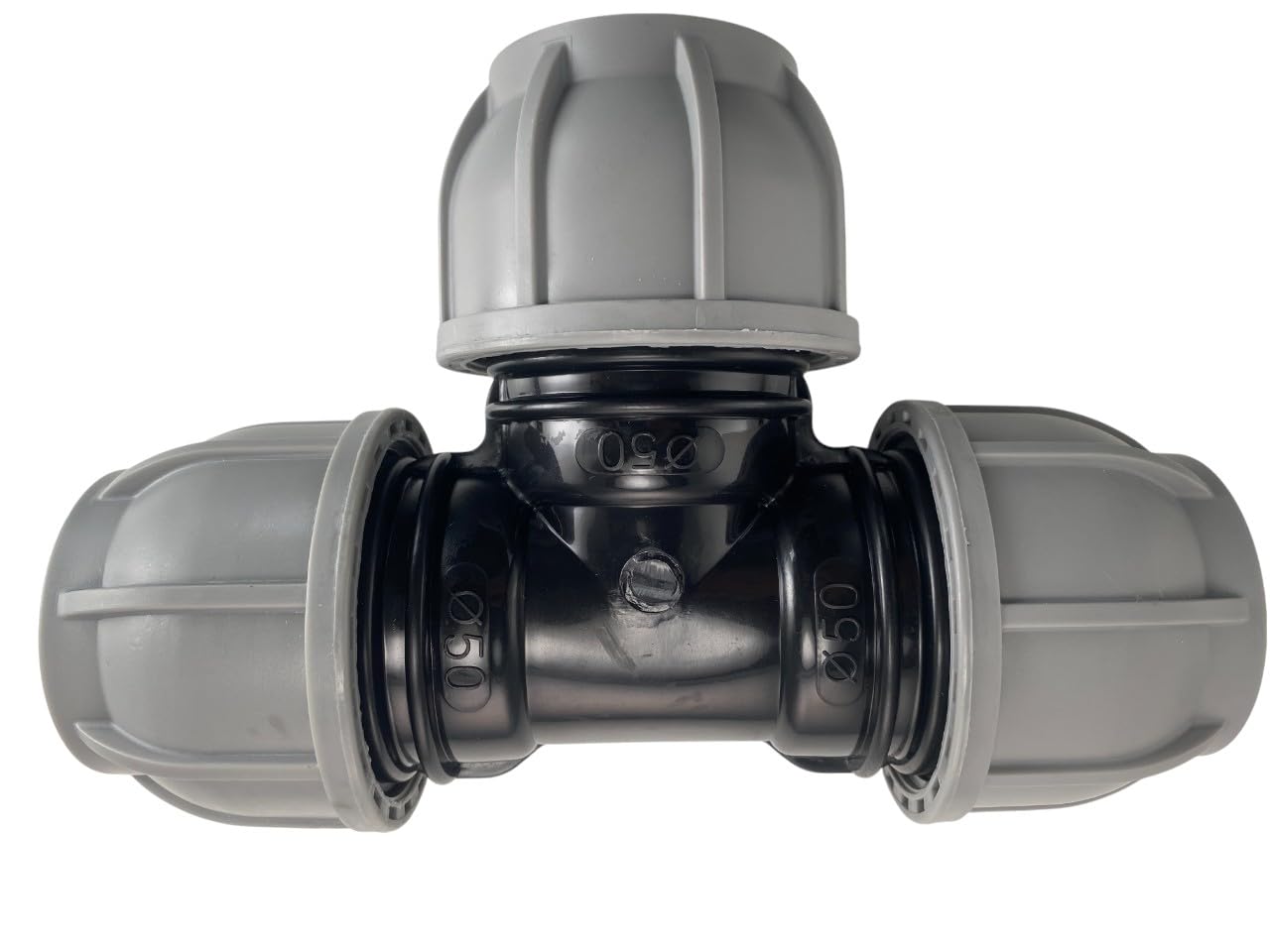 Cost Wise Gray Mdpe Water Pipe Compression Fittings,Tee,Elbow And Straight Bulk Saver Pack Of 5 (25Mm Tee)