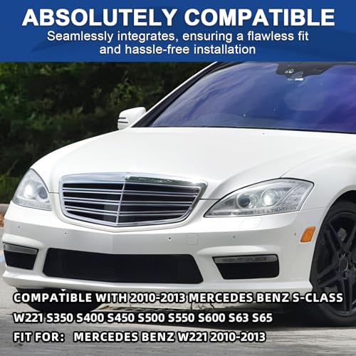 BDBO Front Grill Compatible with Mercedes Benz W221 LCI S-Class 2010-2013 by BDBO - Used condition - Image 2