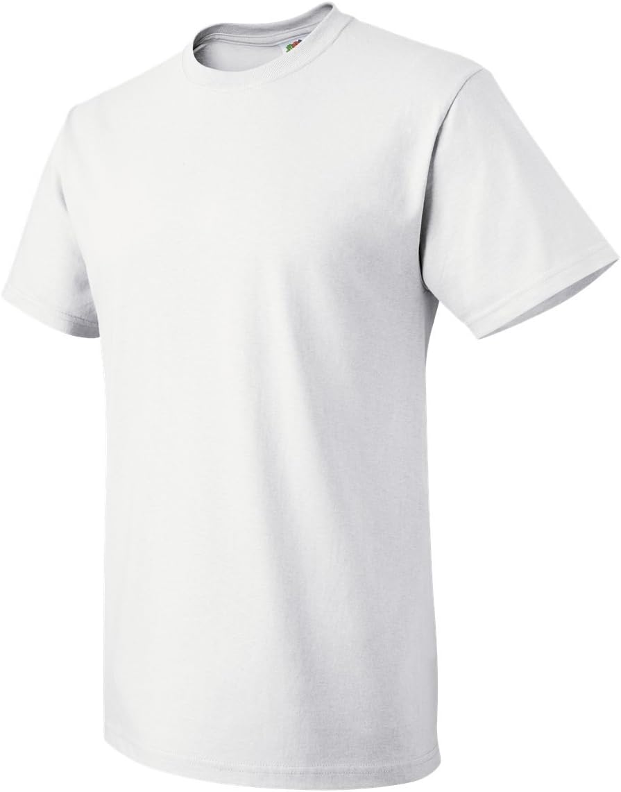 Fruit of the Loom Men's Crew Neck T-Shirt Multipack Small 2 White / 2 Charcoal Grey