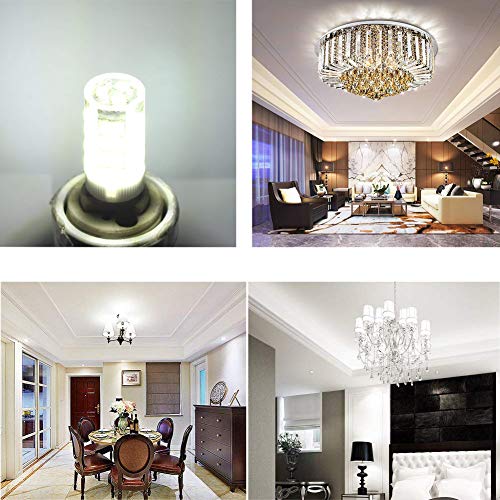 Ba15D Led Light Bulb Sewing Machine Bulb 5Watts Double Contact Bayonet Base Daylight White 6000K 120Volts T3/T4/C7/S6 Led Halogen Replacement Bulb {2Pcs Pack #TOP5